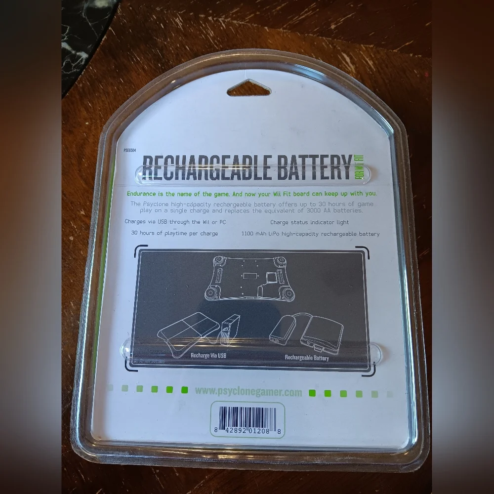 Rechargeable Wii fit battery